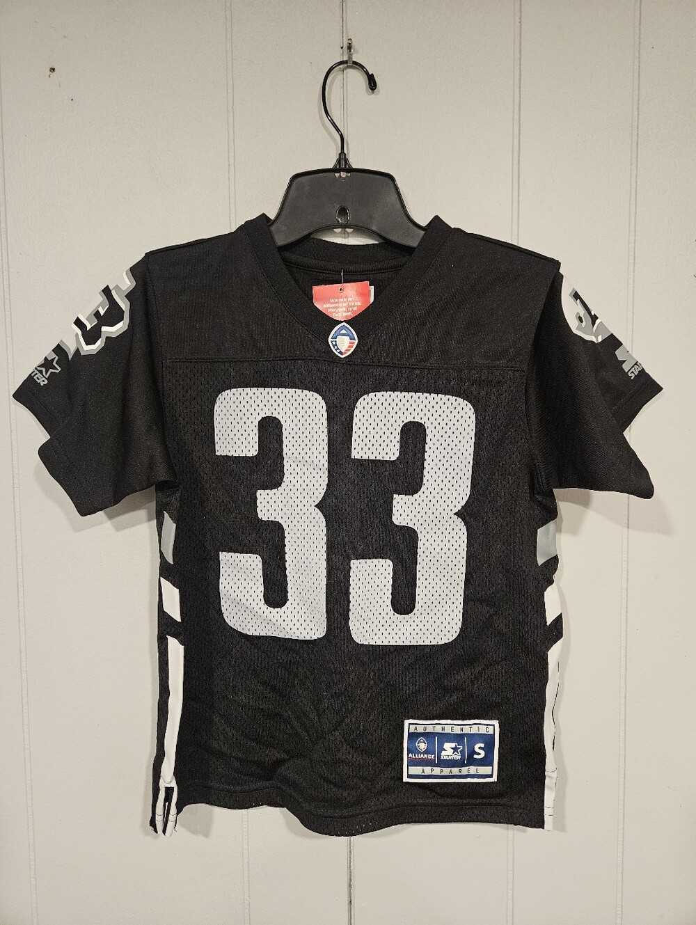 Birmingham Iron Football Youth Boys Small 6-7 Starter Jersey #33 AAF League NWT